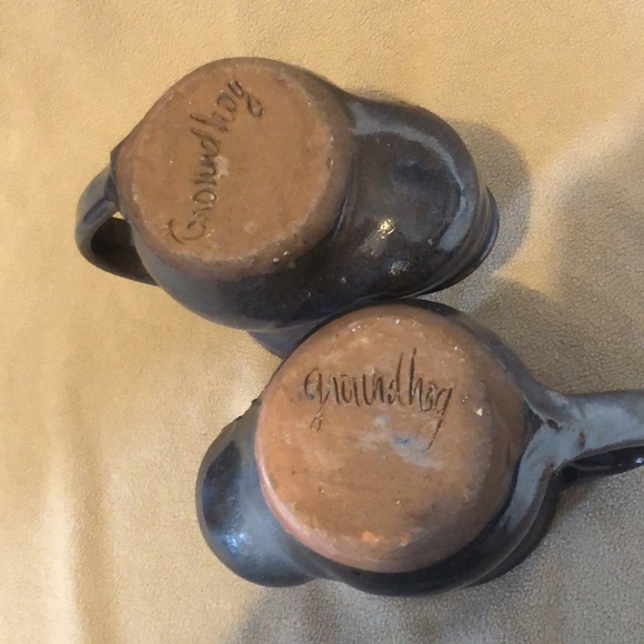 Groundhog art pottery mugs. Piggy’s - Picture 5 of 7
